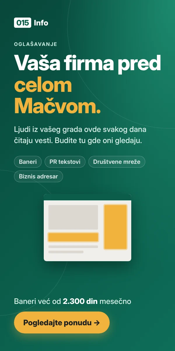 Ponuda za reklamiranje na portalu 015info.com