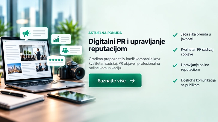 Digitalni PR, poslovne objave i upravljanje online reputacijom